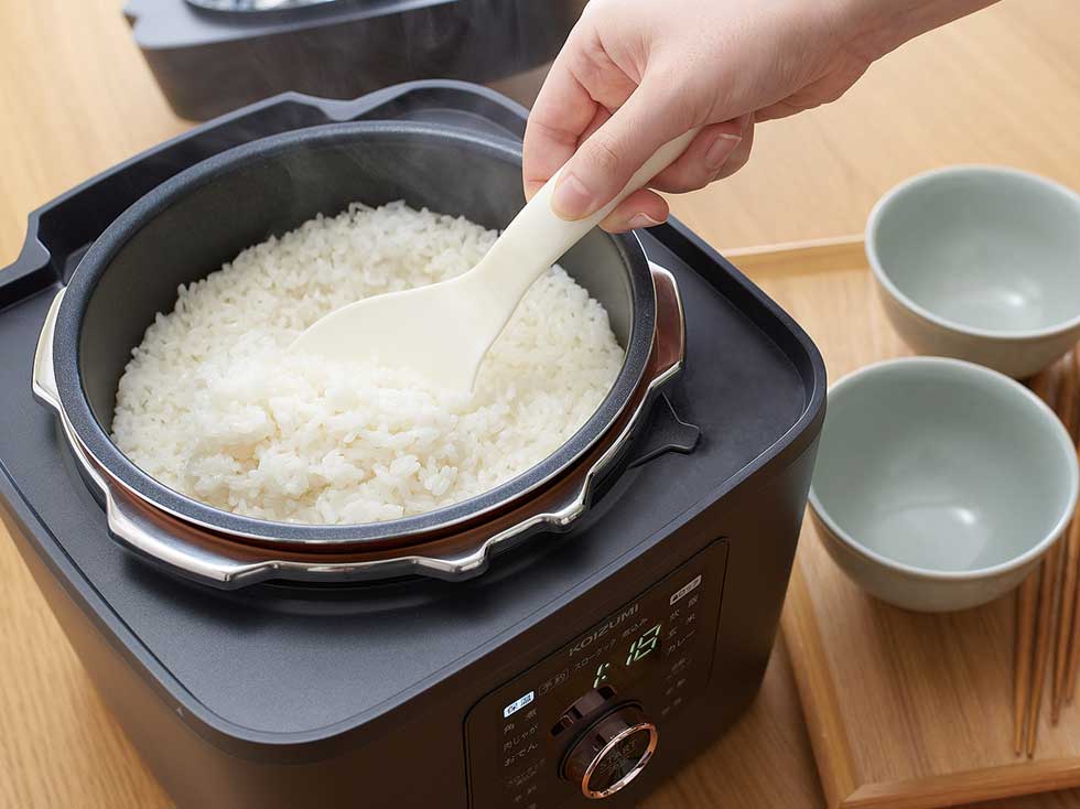 コイズミ 電気圧力鍋 KSC3502 お米のハリを感じる炊きあがり