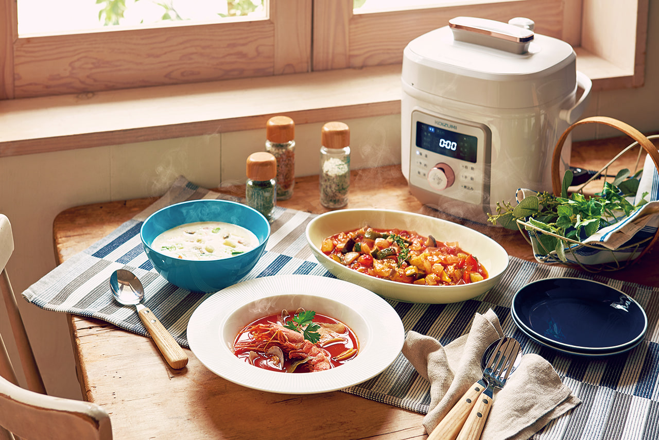 電気圧力鍋がはじめての人でも操作簡単マイコン電気圧力鍋 KSC-4501