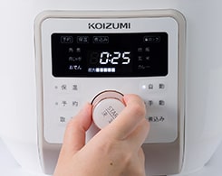 ダイヤル式「START/決定」ボタン