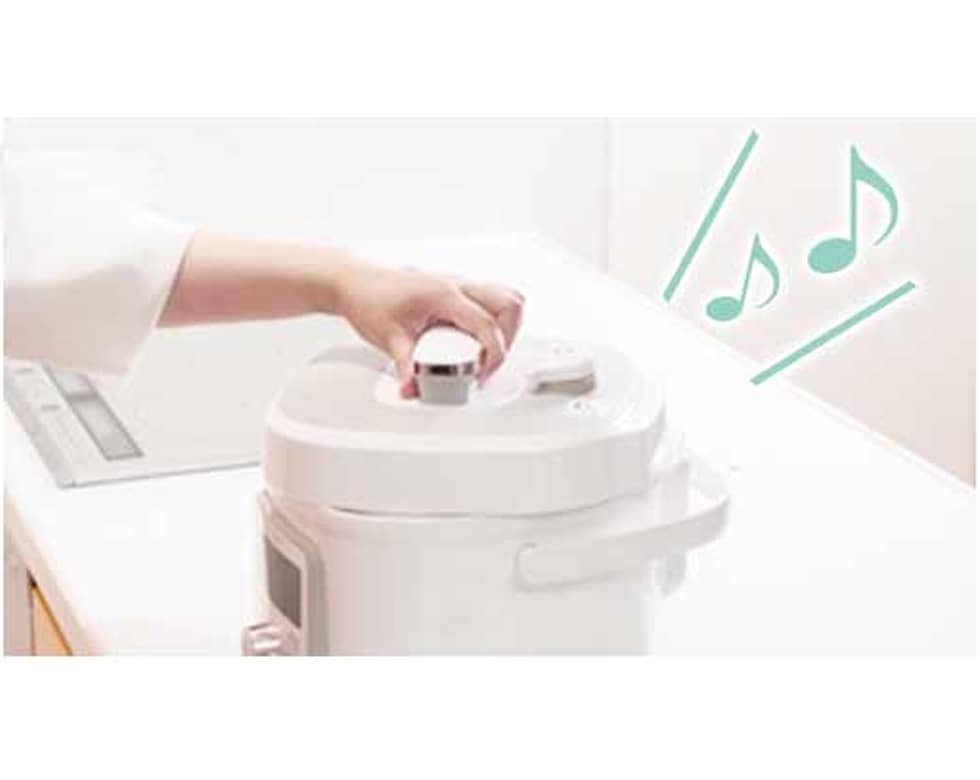 コイズミの電気圧力鍋なら
安心・安全設計！