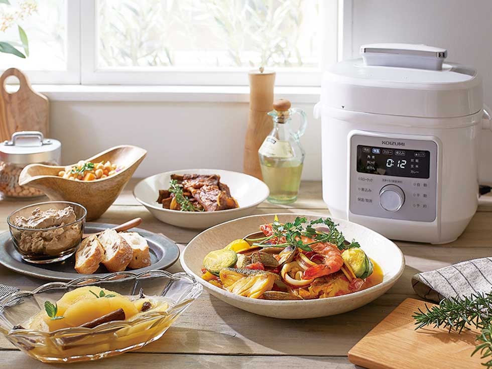 スロークック＆煮込み機能で調理の幅が広がるマイコン電気圧力鍋 KSC-4502 イメージ