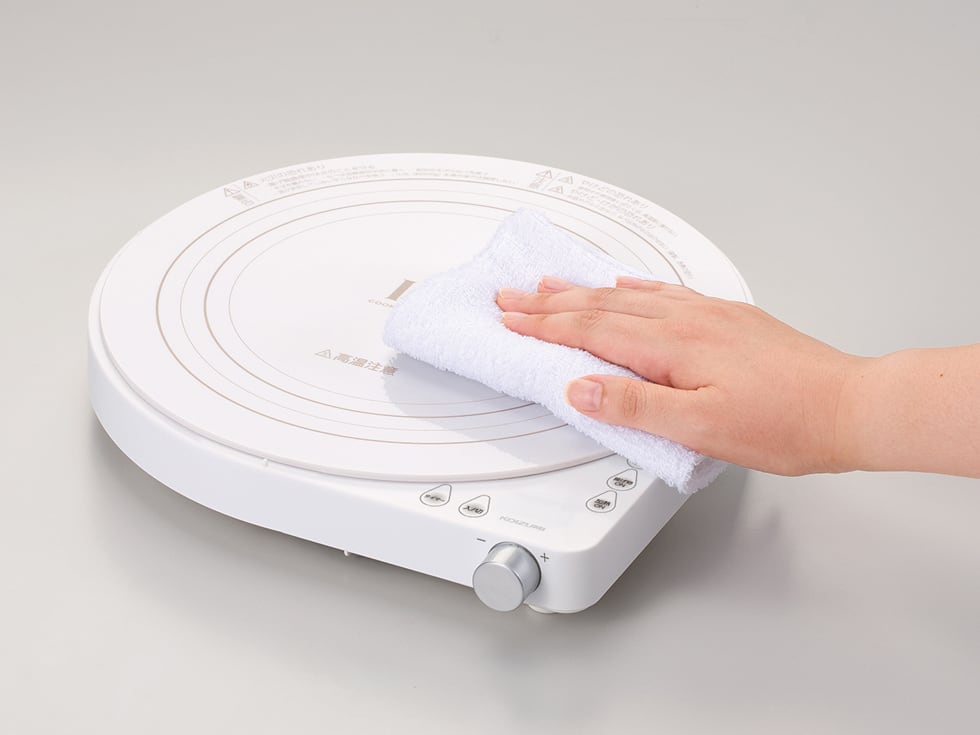 KIH-1404 お手入れ簡単なガラス天面