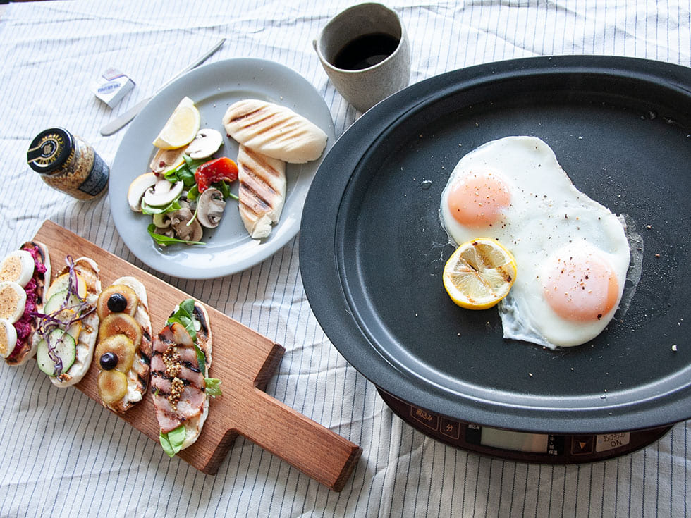 テーブルがたっぷり使える