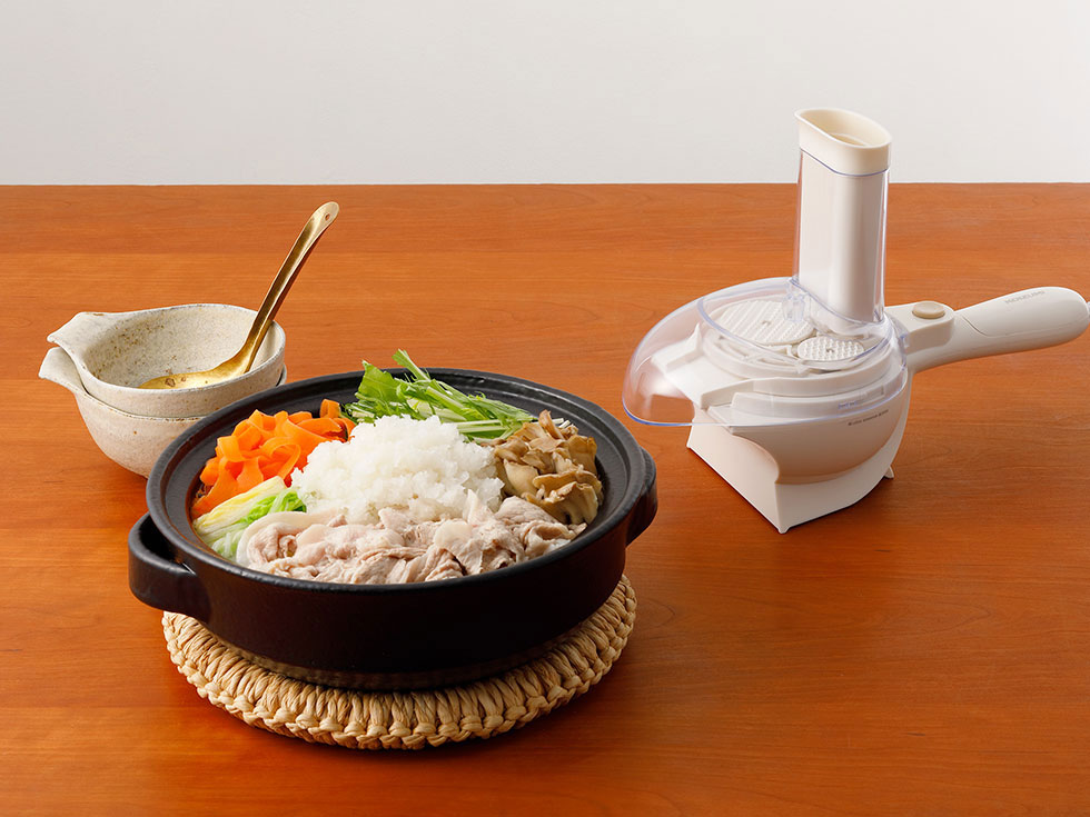 大根おろしでみぞれ鍋。