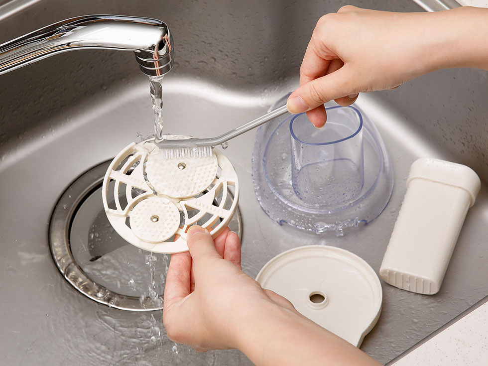 それぞれ水洗いできます