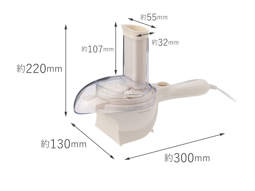 KDO-1010　コイズミ大根おろし器サイズ画像
