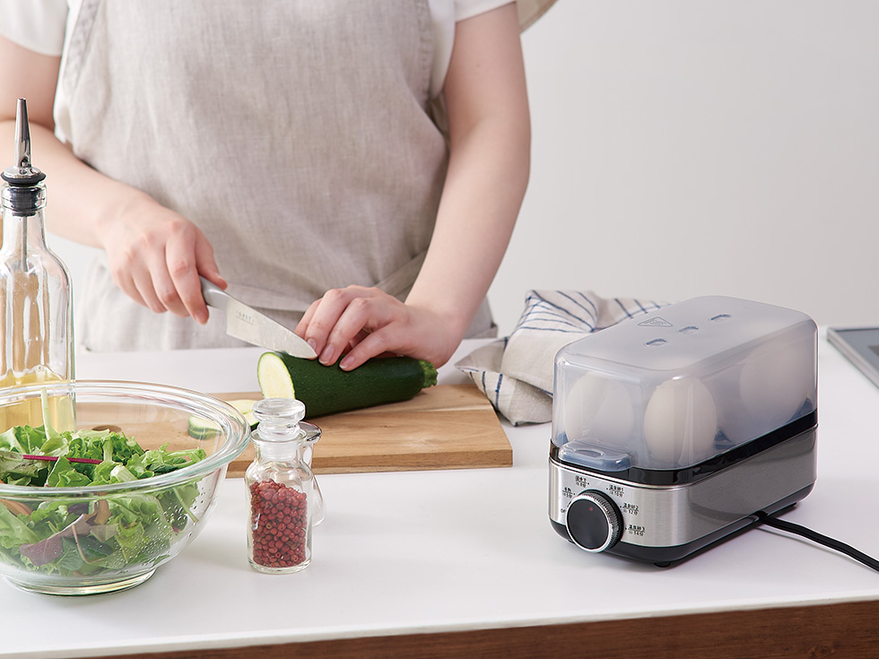 ゆで卵器 KES-0401エッグスチーマープラス