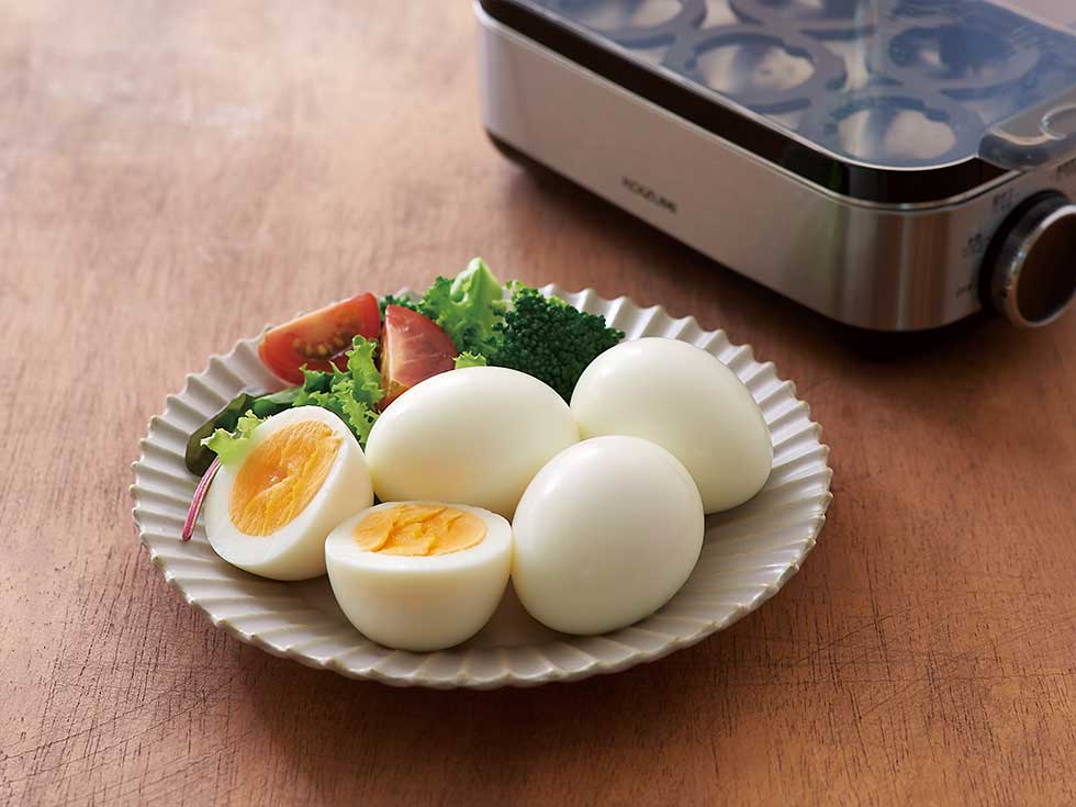 ほったらかしOK、ぴったりなゆで加減をおまかせ調理