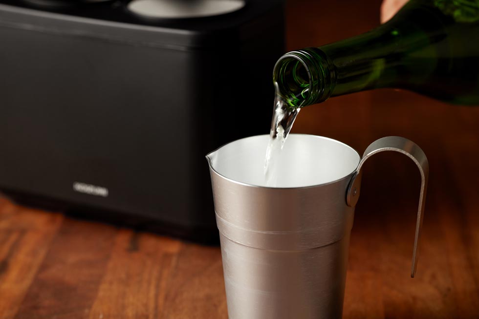 かんまかせ　KOP0400 チロリにお湯を注ぎます