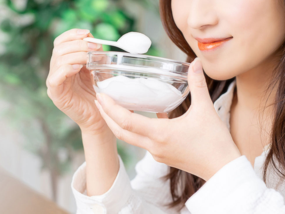 添加物や保存料の摂取を控えて<br>お好みのヨーグルトに