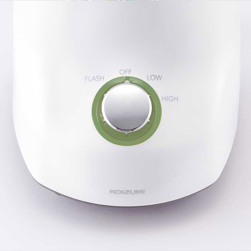 使いやすいダイヤル式スイッチ