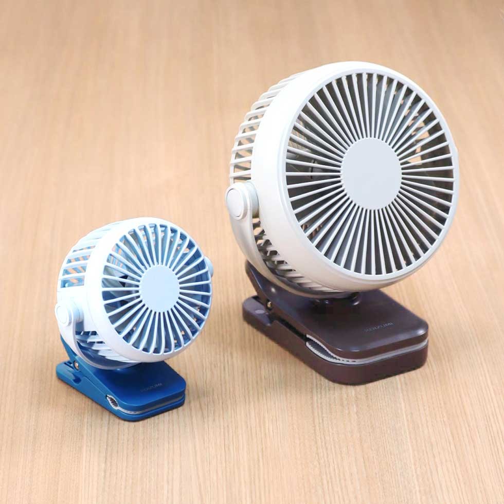 母の日プレゼントに実用的なクリップファン　KFF0618　KLF1117