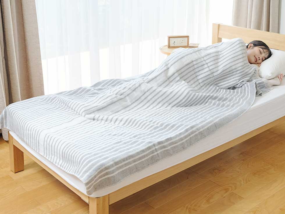 掛け毛布として