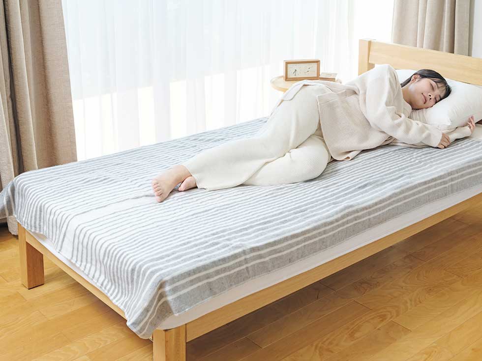 敷き毛布として