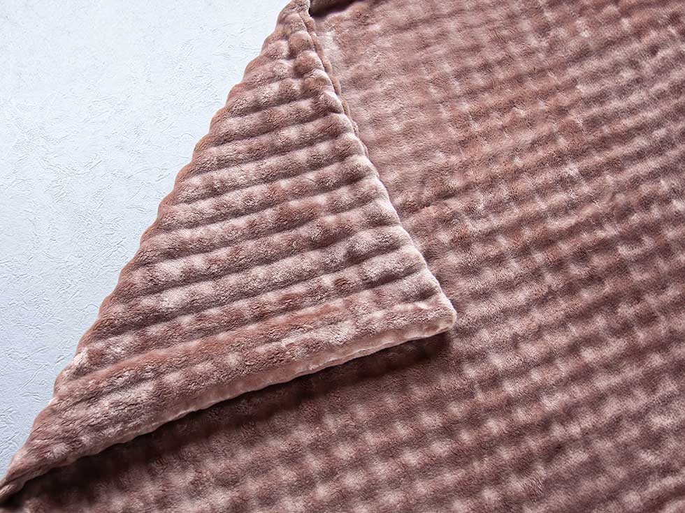 裏表同じ生地の電気毛布