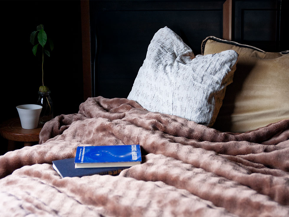 おしゃれなふわぽこ毛布