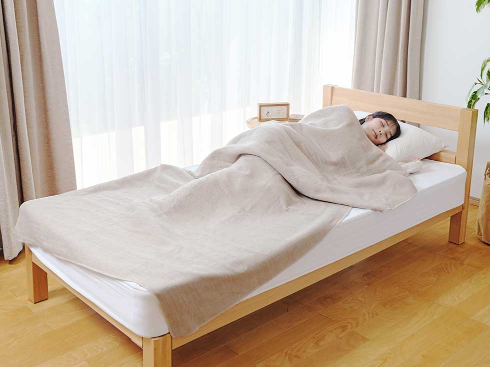 掛け毛布として