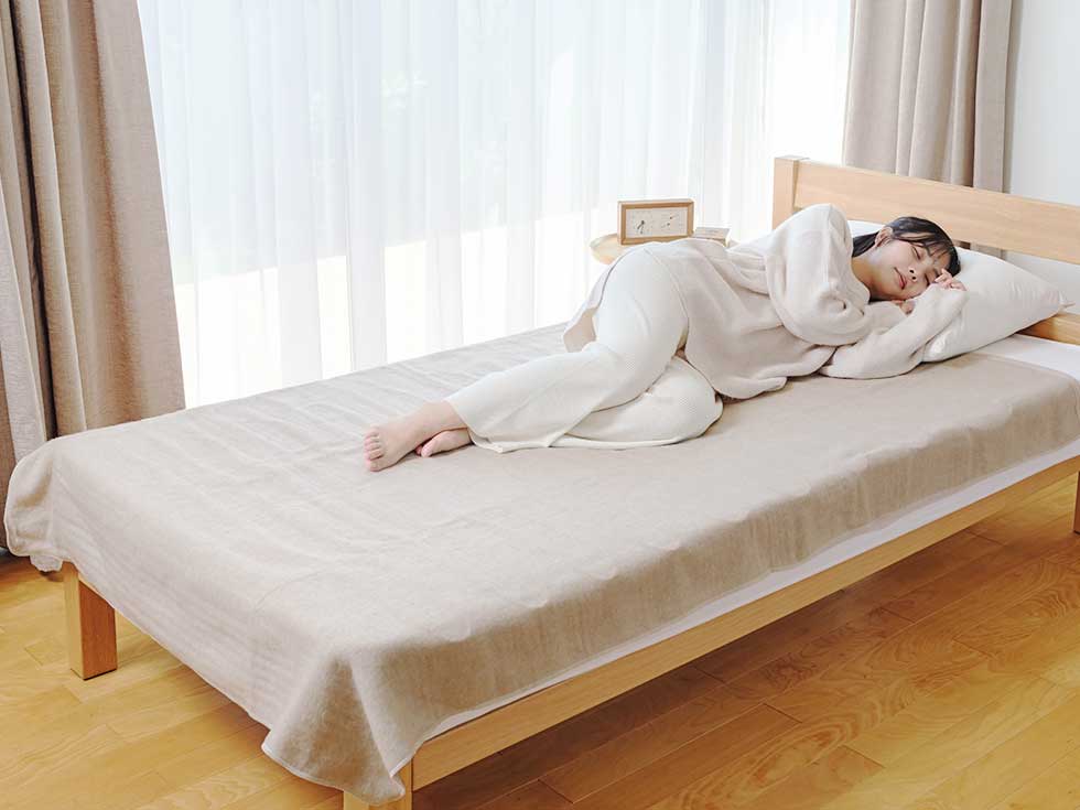 敷き毛布として