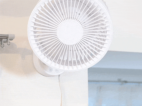 壁掛けサーキュレーター kcf1556 首振り