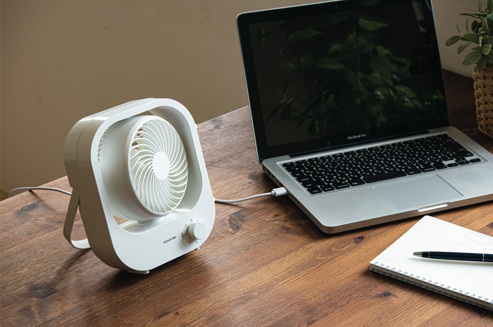 コイズミ 卓上扇風機 バナー