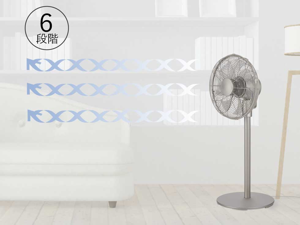 メタル扇風機 klf3037-風量調節