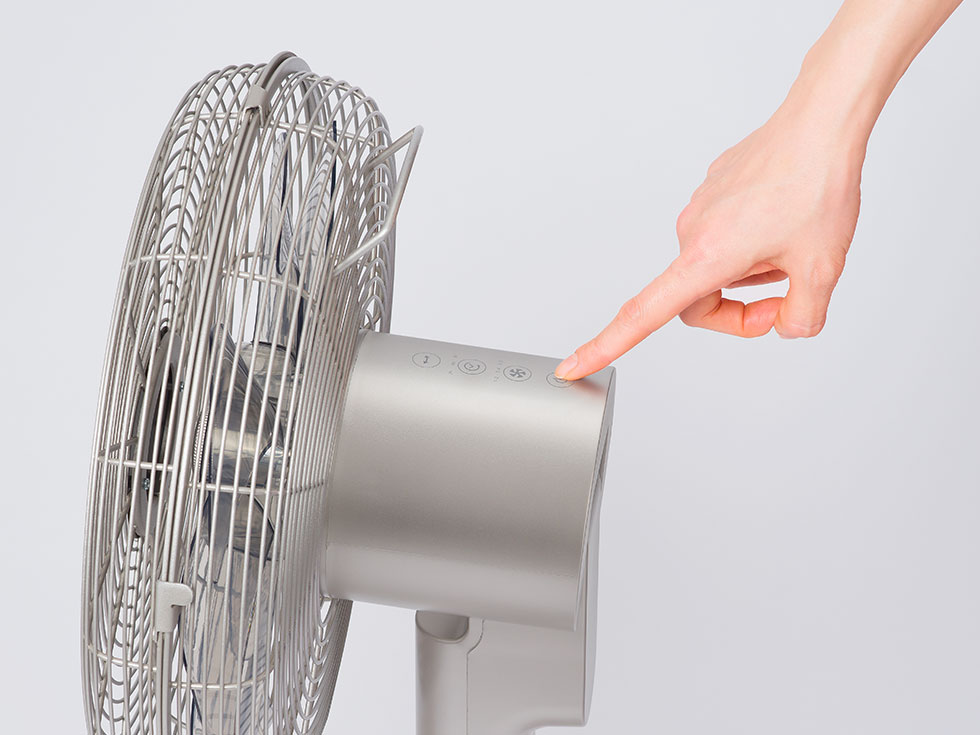 メタル扇風機 klf3037-操作部