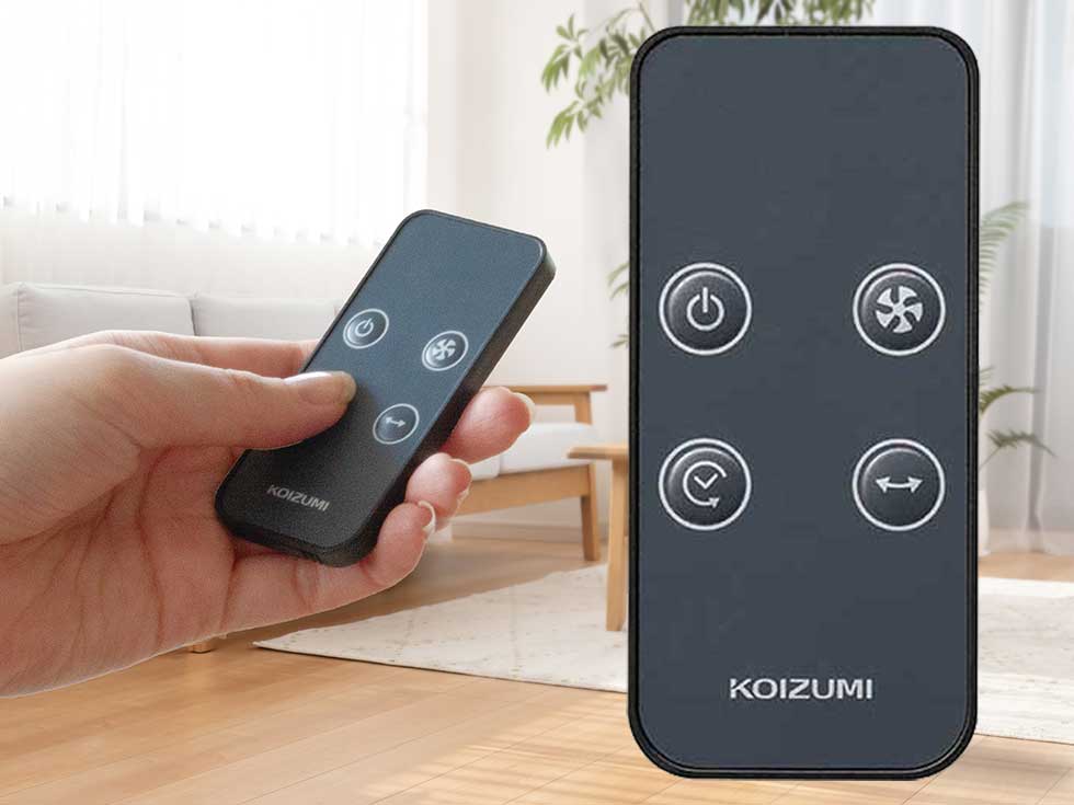 メタル扇風機 klf3057 リモコン付属