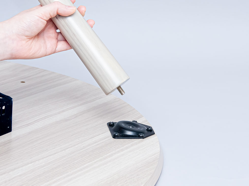 直感的に組み立てできるこたつです。