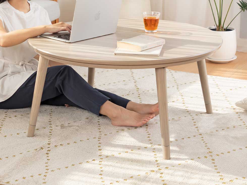 おしゃれなハの字脚デザイン