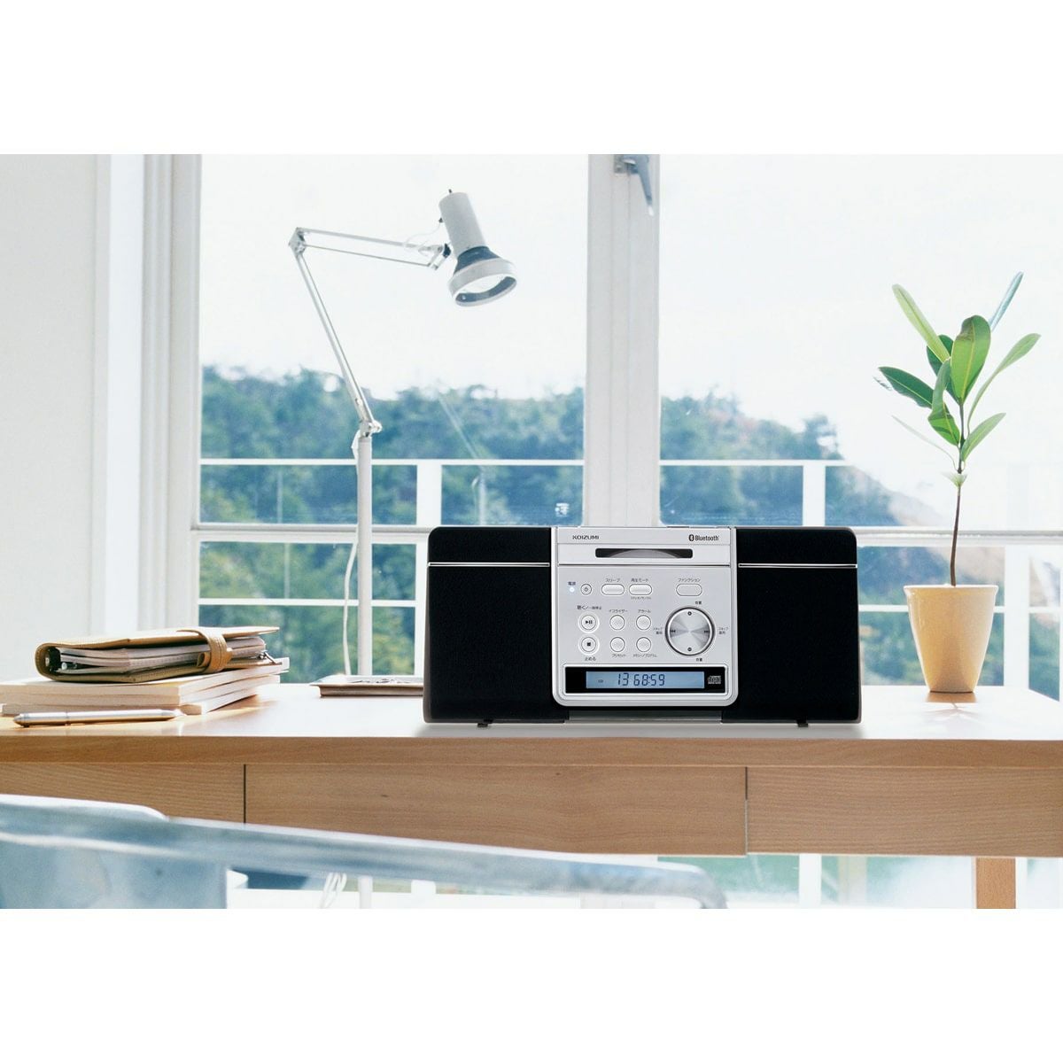 SDB-4341-K(ブラック) ステレオCDシステム Bluetooth対応 販売終了】ステレオCDプレーヤーSDB-4341 | コイズミオンラインショップ
