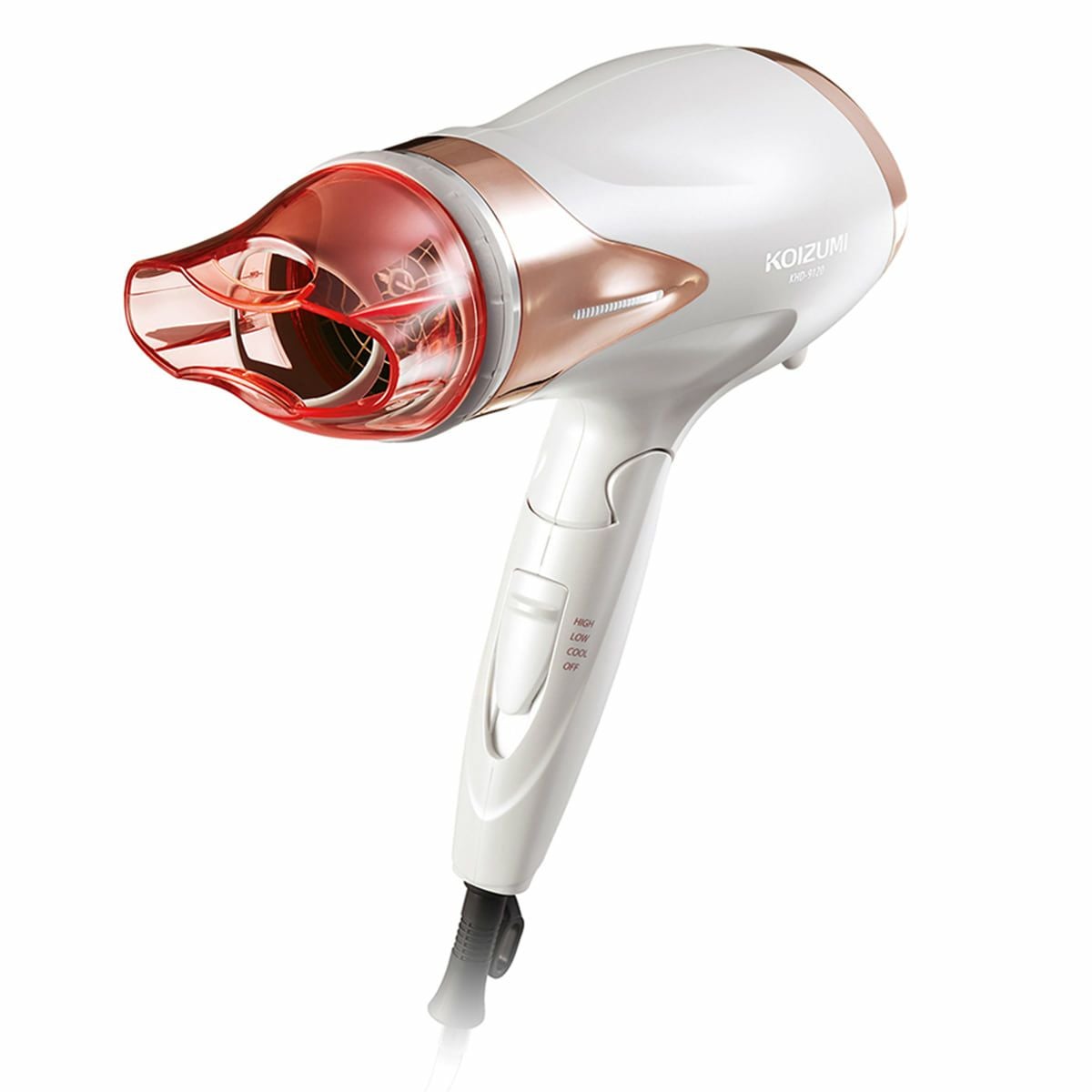 販売終了】マイナスイオンヘアドライヤーKHD-9120 | コイズミ