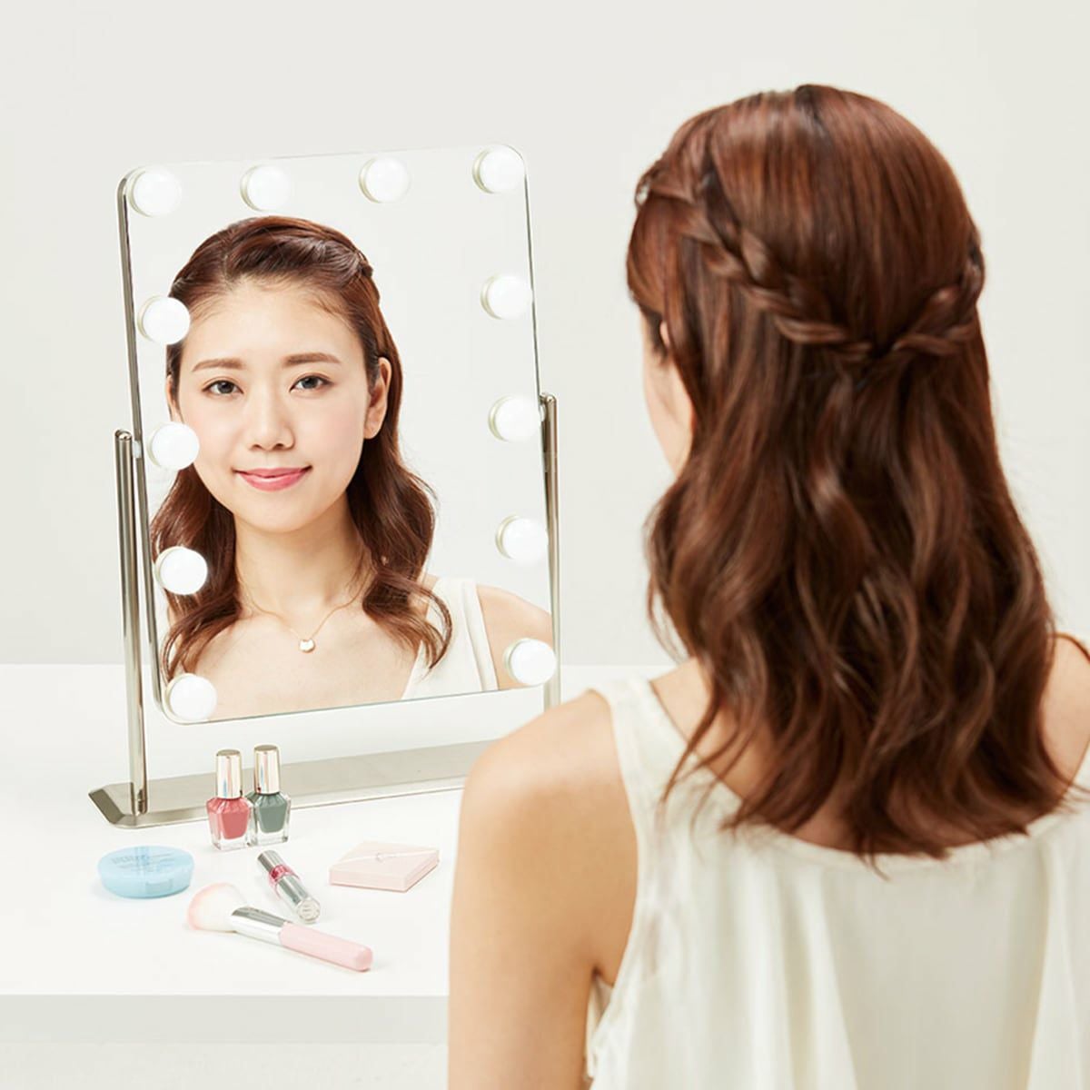 メイク道具・化粧小物 KOIZUMI HOLLYWOOD MIRROR KBE-3170 ハリウッドミラーKBE-3170 | コイズミオンラインショップ