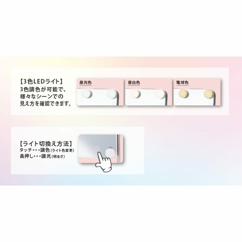 KBE3171　ハリウッドミラー　ライト切替