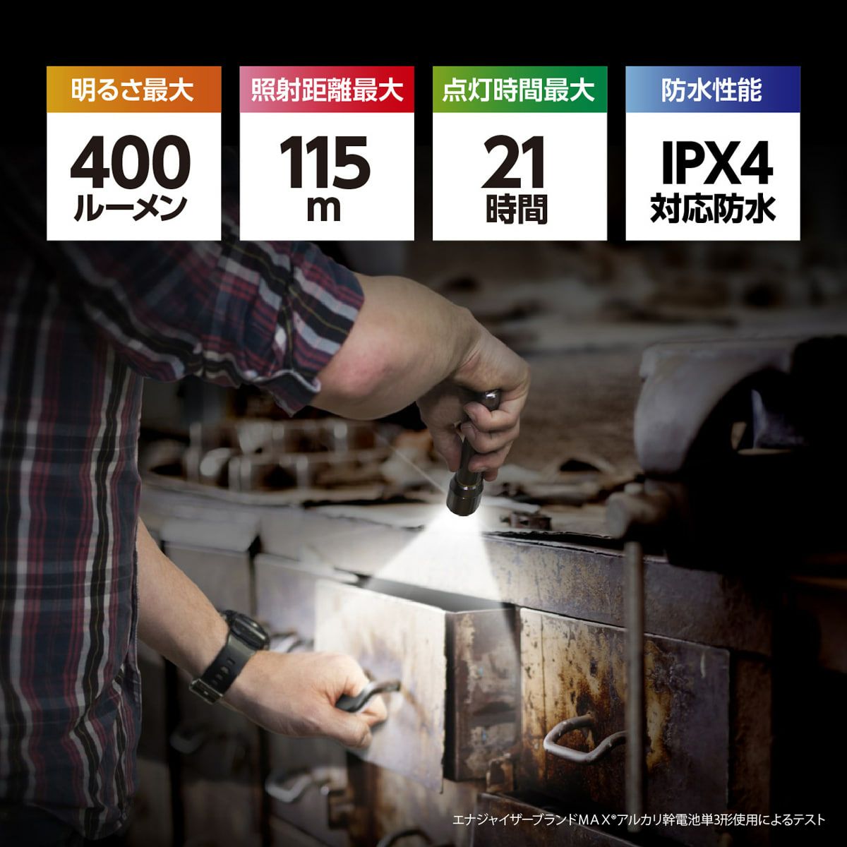 ヴィジョンLEDハンドライトPMZH21 | コイズミオンラインショップ