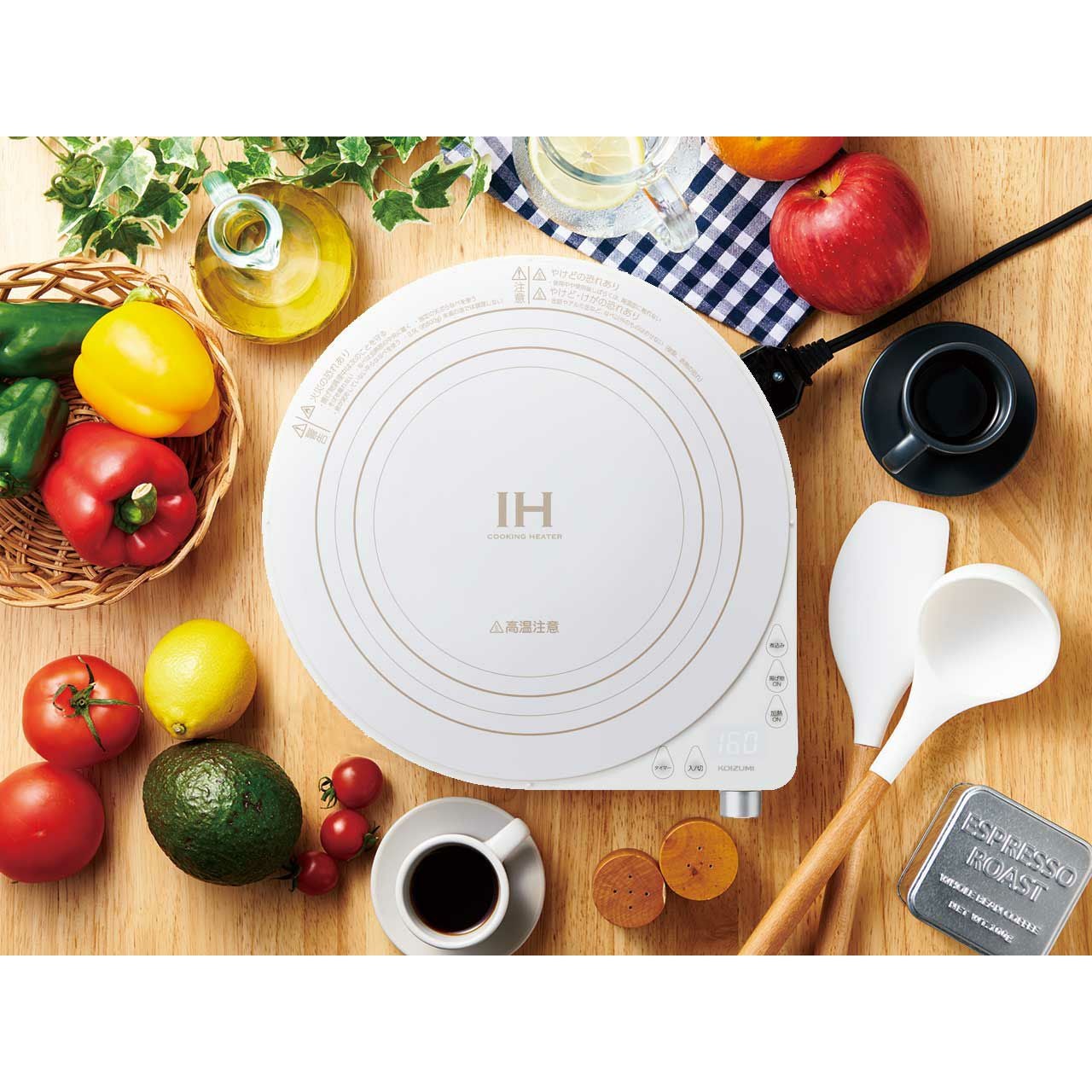 KOIZUMI IHクッキングヒーター　KIH-1404/W 楽天市場】kih-1404／w ihクッキングヒーターの通販