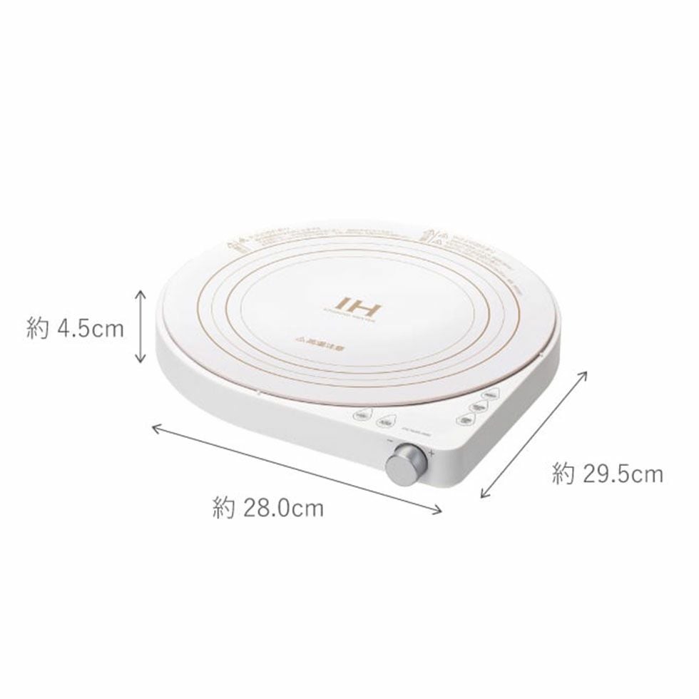 KOIZUMI 一口IHコンロ　2021年製KIH-1402 IHクッキングヒーター KIH-1402/R｜IH調理器／グリラーなど｜キッチン
