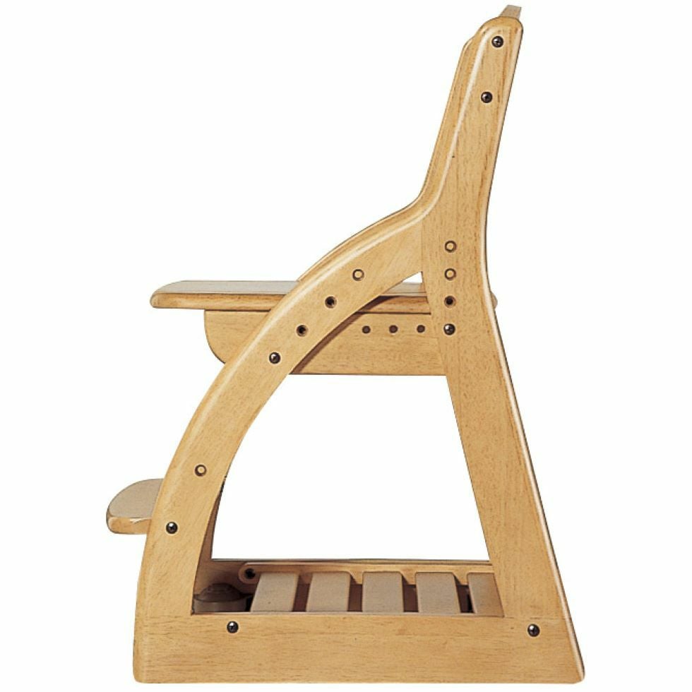 4ステップチェア座面：PVCレザー木部：WW色FDC-051/FDC-052/FDC-053