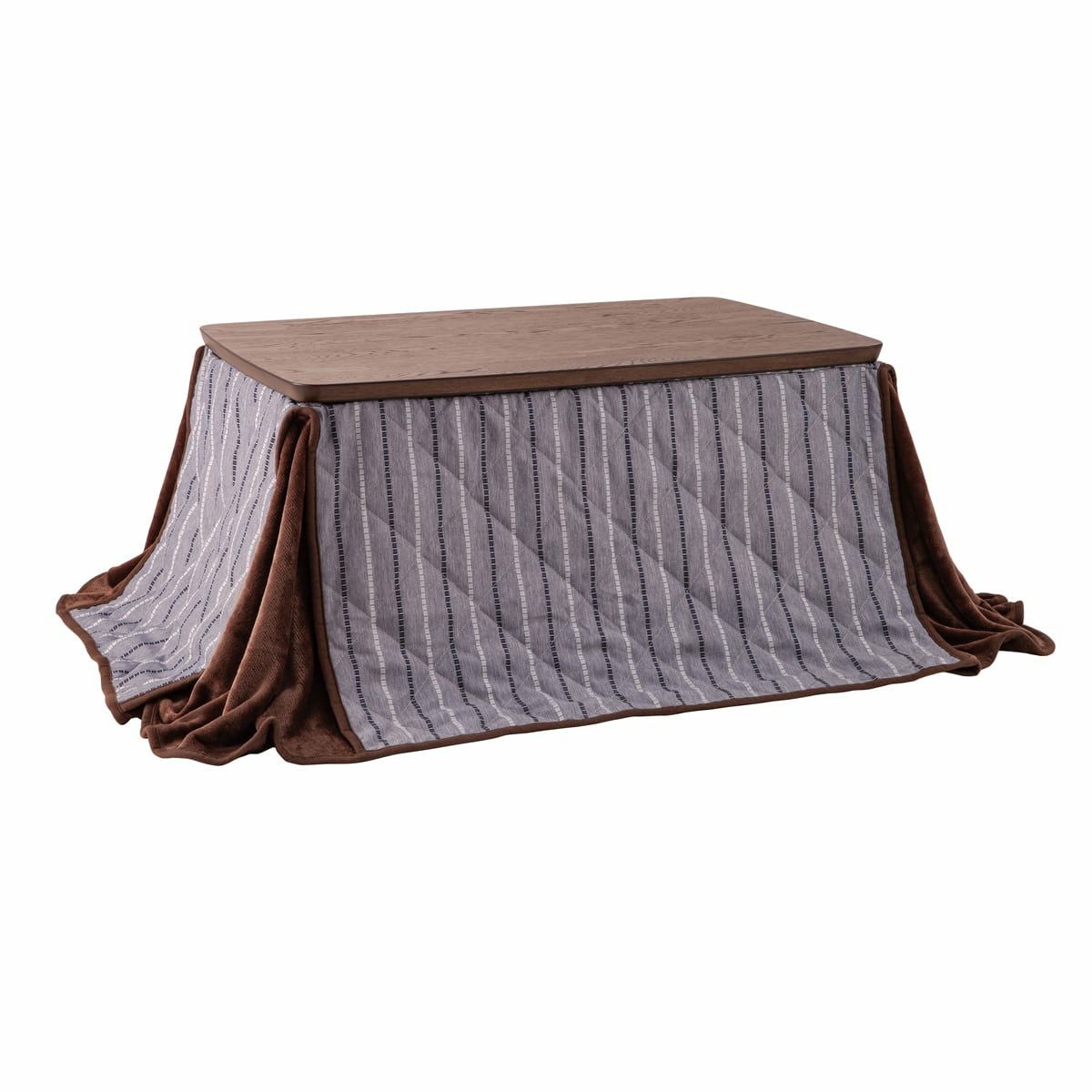 販売終了】家具調こたつ（布団セット）フラットヒーター90x60cmKTR