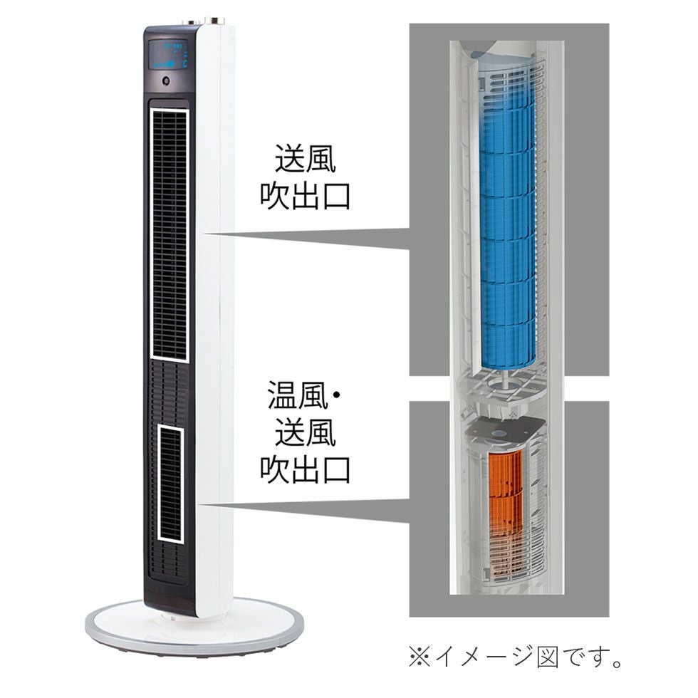 販売終了】ホット&クールハイタワーDCモーターKHF-1216 | コイズミ 販売終了】ホット&クールハイタワーDCモーターKHF-1216 | コイズミ