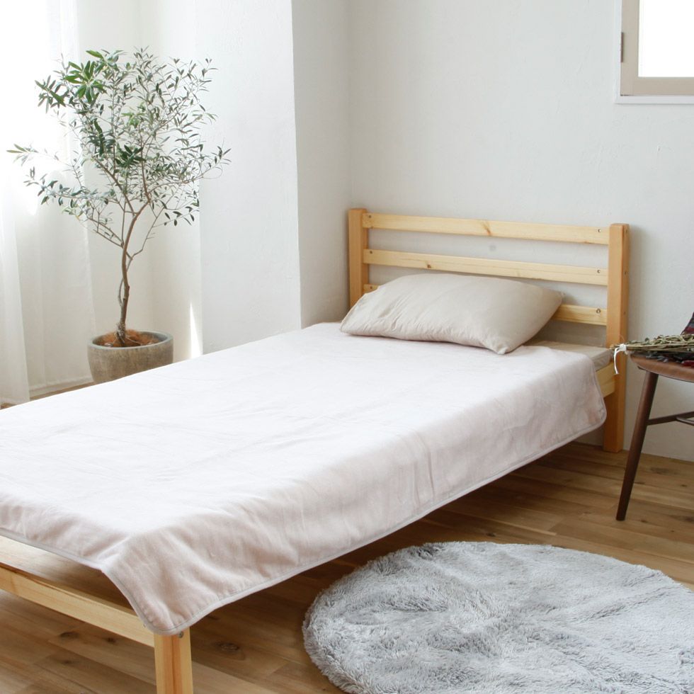 販売終了】電気毛布（掛け敷き）綿100% タイマー付188x120cmKDK