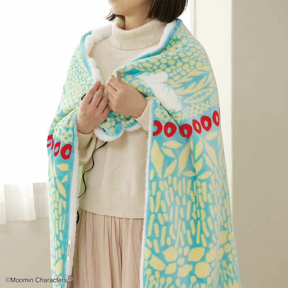ムーミンUSBショールブランケット120x80cmKDH-MN002U | コイズミ