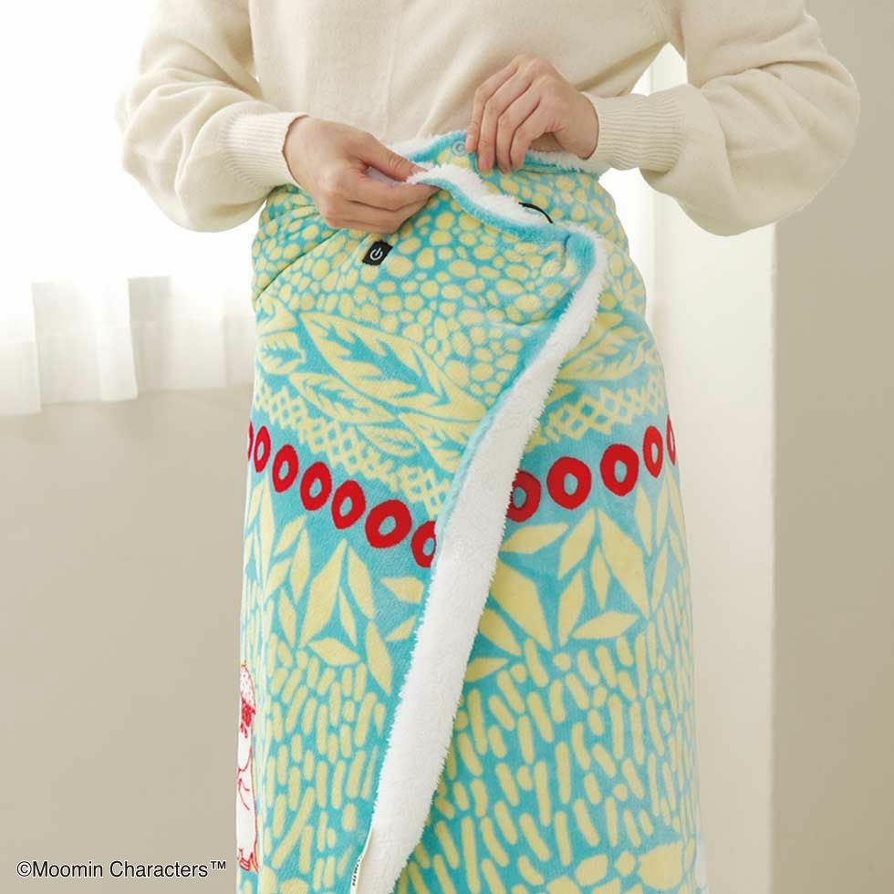 ムーミンUSBショールブランケット120x80cmKDH-MN002U | コイズミ