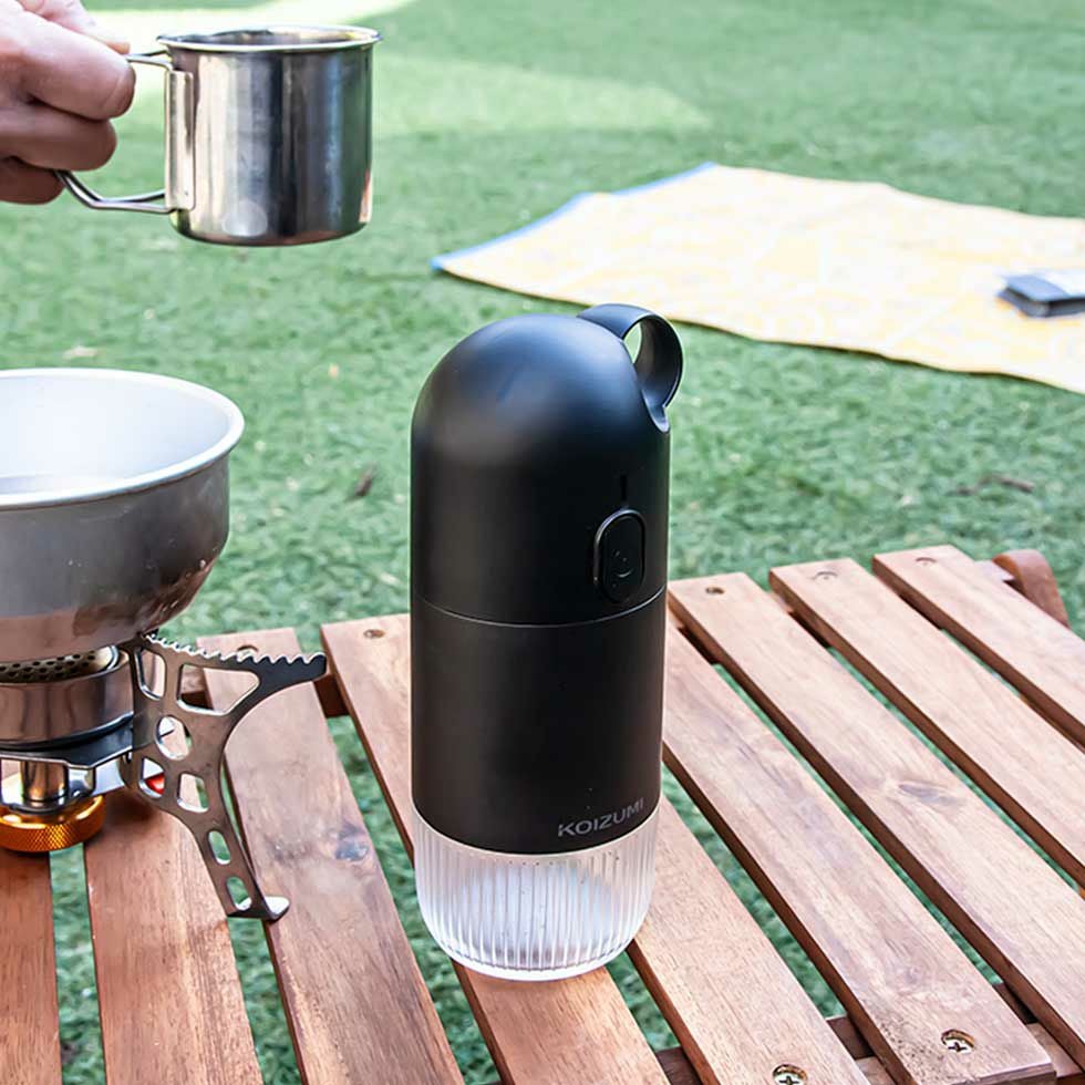 USB充電式ポータブルコーヒーグラインダーKKM-0110 | コイズミ