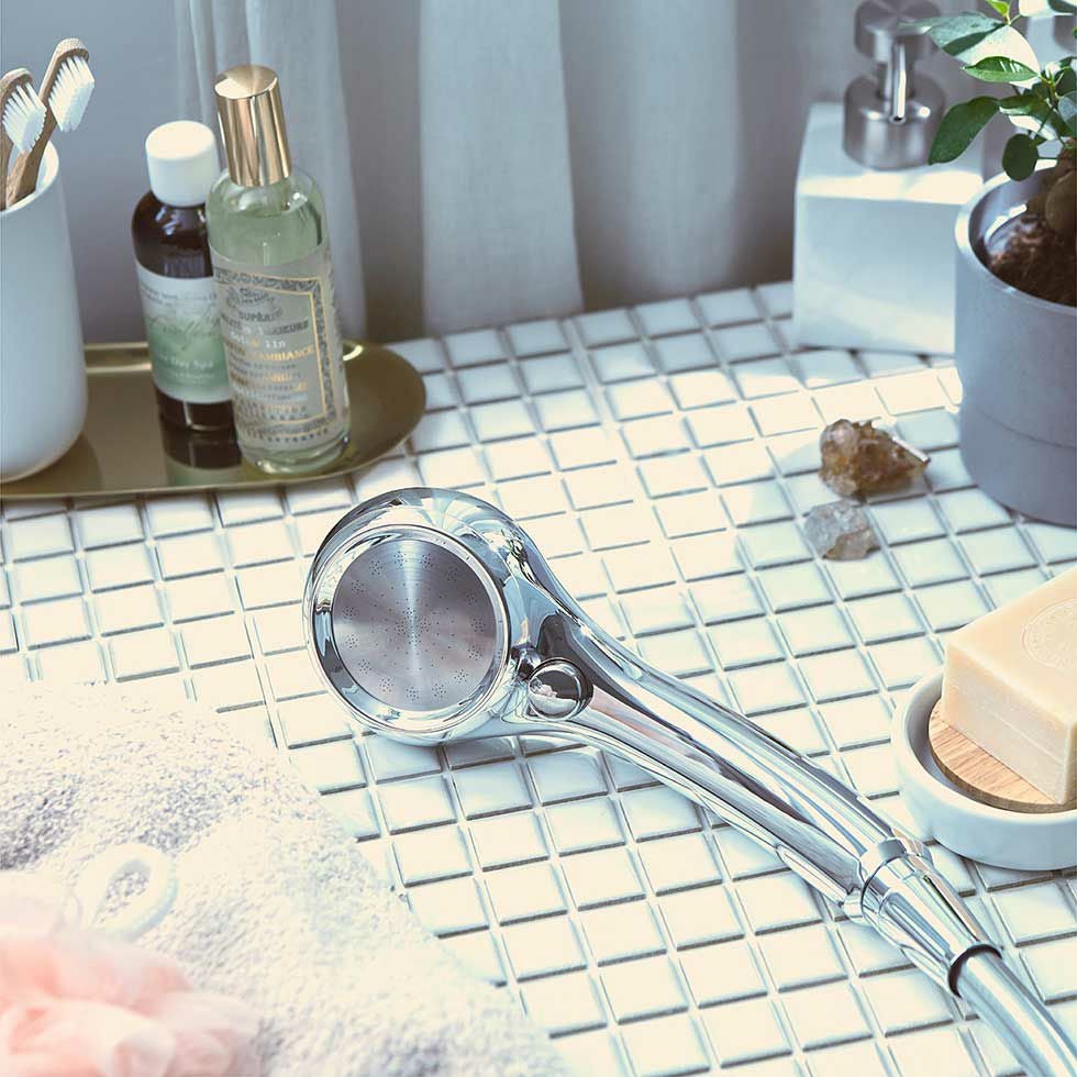 サロンセンスウルトラファインバブルシャワーヘッド（手元ストップ