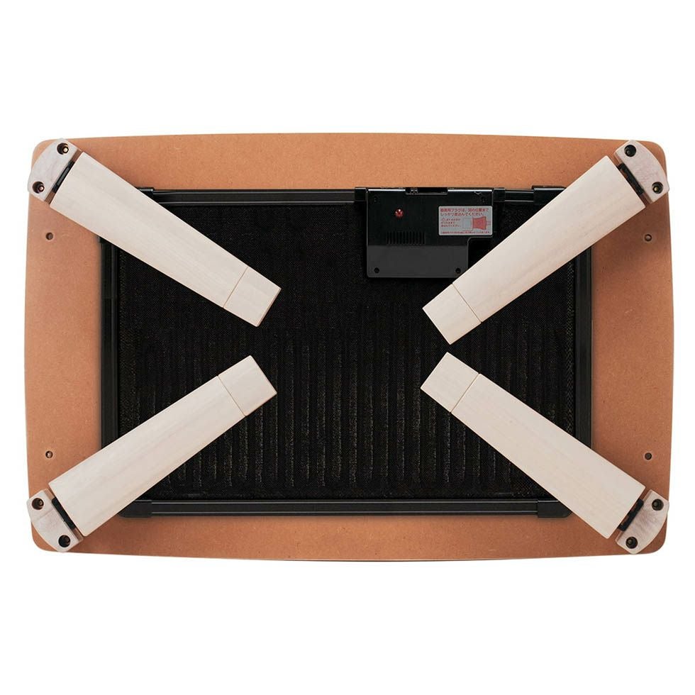 家具調こたつ（布団セット）フラットヒーター90×60cmKTR-3236FB