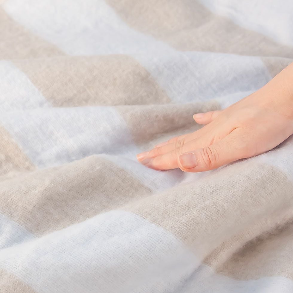 販売終了】電気毛布（掛け敷き）電磁波カット188x120cmKDK-75236