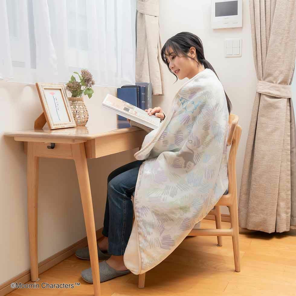 販売終了】ムーミン 電気毛布（マルチブランケット）150×100cmKDH