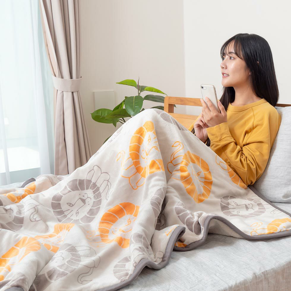 販売終了】電気毛布(掛け敷き)リサ・ラーソン188x120cmKDK-L305