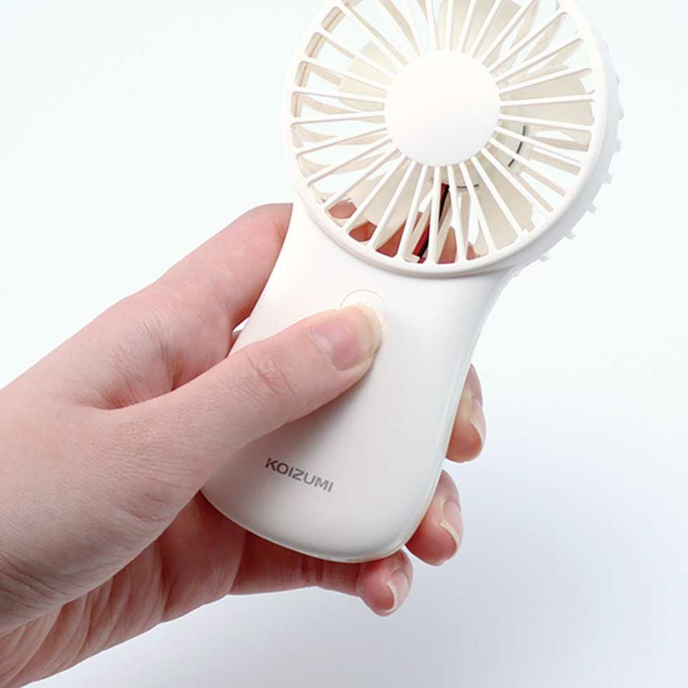 ハンディファン乾電池式KPF-0641 | コイズミオンラインショップ