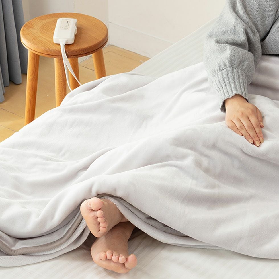 ここちよい電気毛布タイマー付き（掛け敷き）188x120cmKDK-75240T